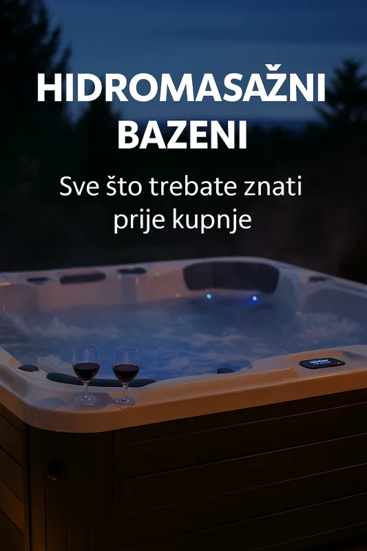 Hidromasažni bazeni za relaksaciju i terapiju – vanjski model