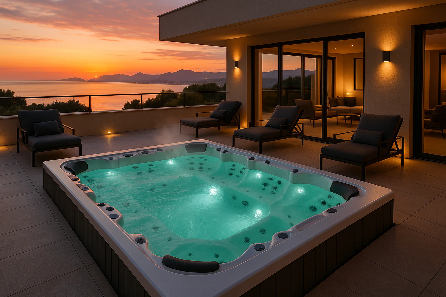 Vanjski spa jacuzzi