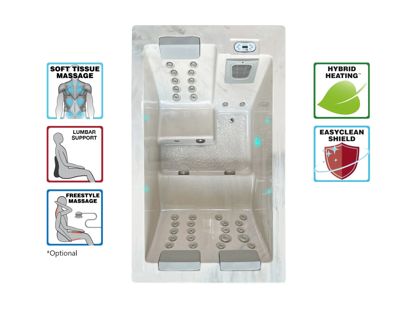 Hidromasažni Bazen: Serene 3 - Slika 5